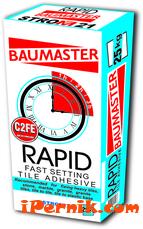 Бързостягащо циментово лепило BAUMASTER RAPID 1361898377 Бързостягащо циментово лепило BAUMASTER RAPID 1361898377